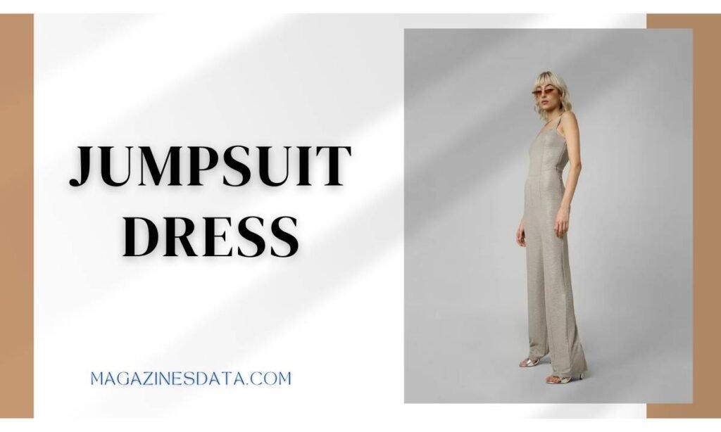 Disintegrating Form Jumpsuit Dress 