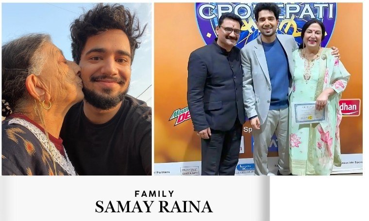Samay Raina Family