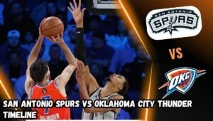San Antonio Spurs vs Oklahoma City Thunder Timeline