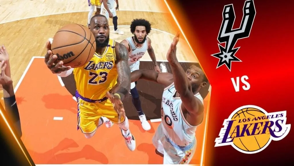 San Antonio Spurs vs Los Angeles Lakers Timeline